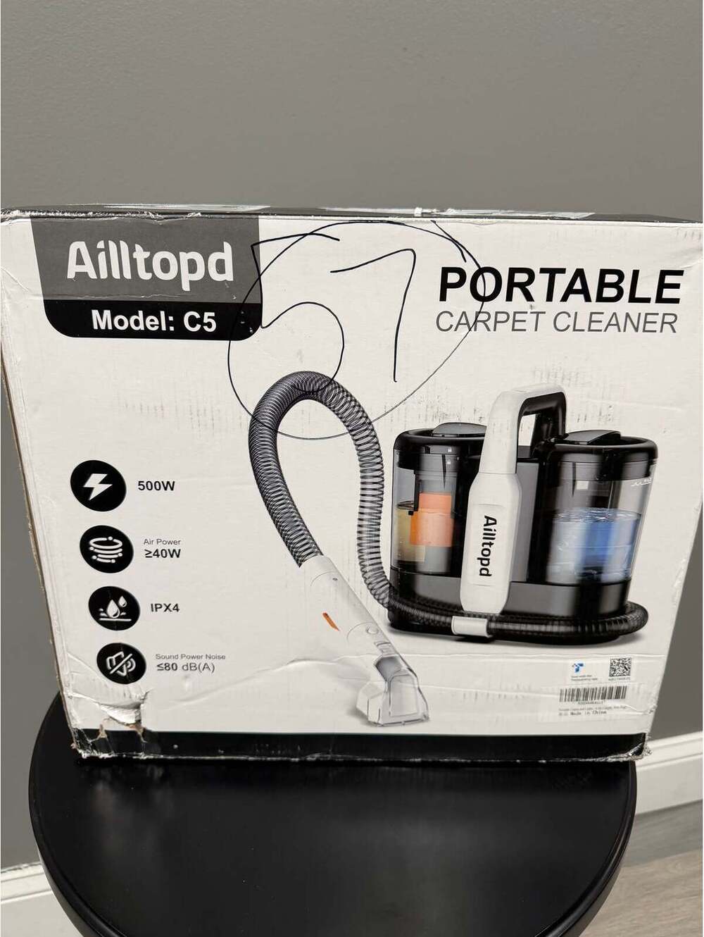 AILLTOPD MODEL C5 PORTABLE CARPET CLEANER